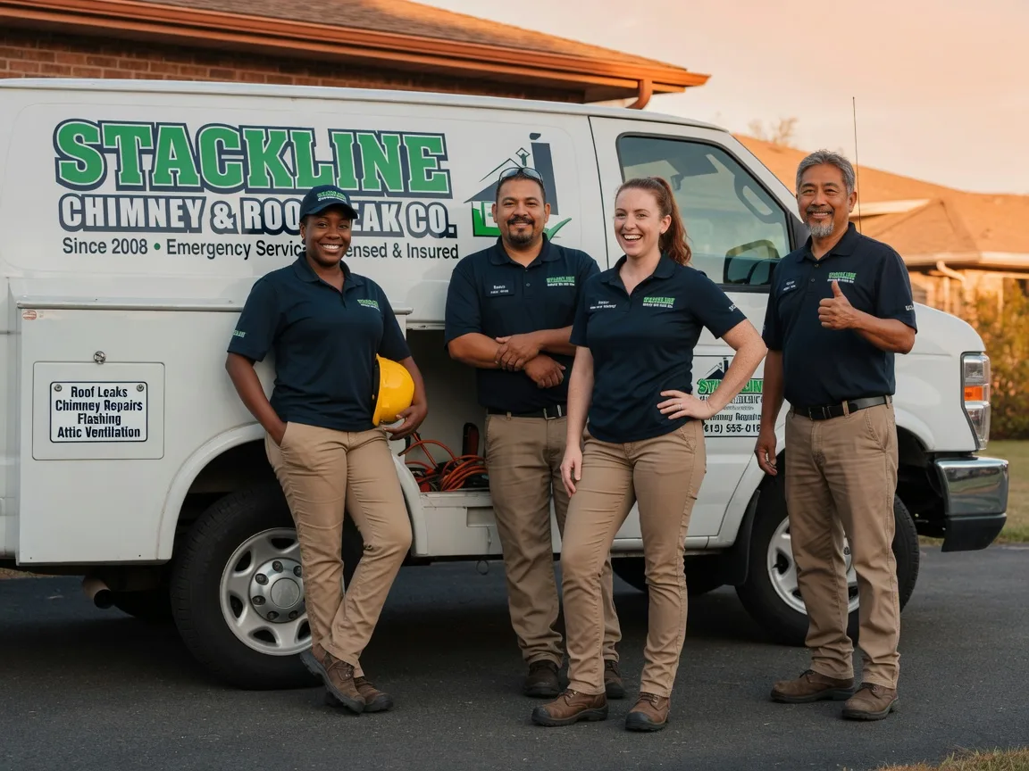 Chimney flashing repair company in Davilla, TX